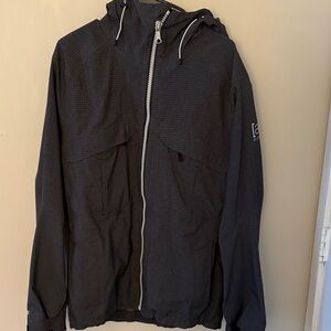 Burton Men's Dark Gray Hooded GORE-TEX Winter Snow Jacket